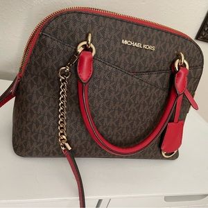 Michael Kors Dome Satchel Crossbody